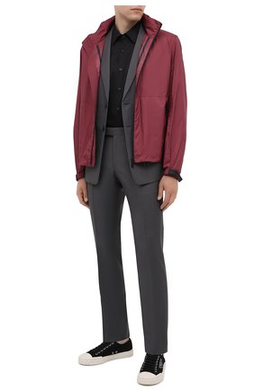 Мужская хлопковая сорочка PRADA черного цвета по цене 45500 руб., арт. UCM608-F62-F0002 | Фото 2 Мужская хлопковая сорочка PRADA черного цвета, арт. UCM608-F62-F0002 | Фото 2