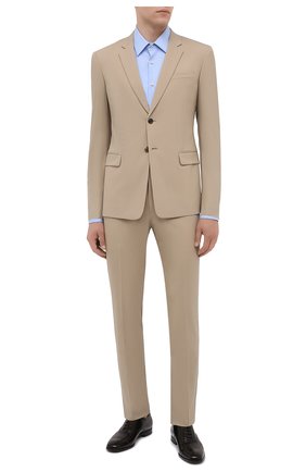 Мужская хлопковая сорочка PRADA голубого цвета по цене 40500 руб., арт. UCM608-F62-F0012 | Фото 2 Мужская хлопковая сорочка PRADA голубого цвета, арт. UCM608-F62-F0012 | Фото 2