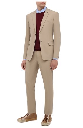 Мужской шерстяной костюм PRADA бежевого цвета по цене 185000 руб., арт. UAE482-1MPI-F0065-201 | Фото 1 Мужской шерстяной костюм PRADA бежевого цвета, арт. UAE482-1MPI-F0065-201 | Фото 1