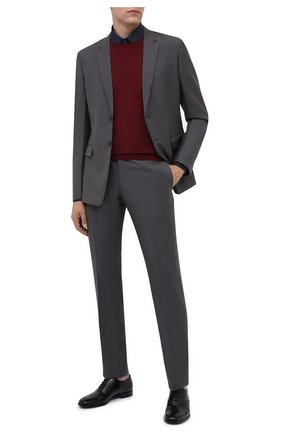 Мужские кожаные оксфорды PRADA черного цвета по цене 71000 руб., арт. 2EB187-P39-F0002-X001 | Фото 2 Мужские кожаные оксфорды PRADA черного цвета, арт. 2EB187-P39-F0002-X001 | Фото 2
