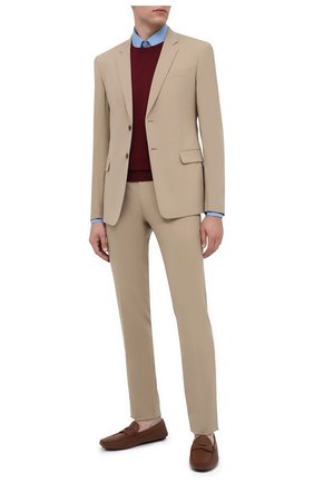 Мужские кожаные мокасины PRADA коричневого цвета по цене 52000 руб., арт. 2DD158-053-F0BW5-U00I | Фото 2 Мужские кожаные мокасины PRADA коричневого цвета, арт. 2DD158-053-F0BW5-U00I | Фото 2