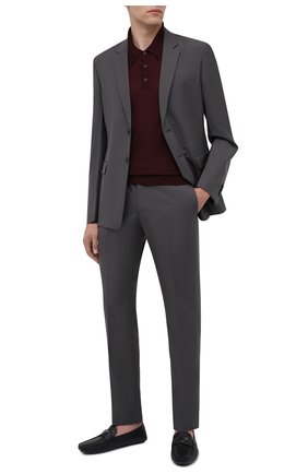 Мужские кожаные мокасины PRADA черного цвета по цене 42500 руб., арт. 2DD164-053-F0002-U00I | Фото 2 Мужские кожаные мокасины PRADA черного цвета, арт. 2DD164-053-F0002-U00I | Фото 2