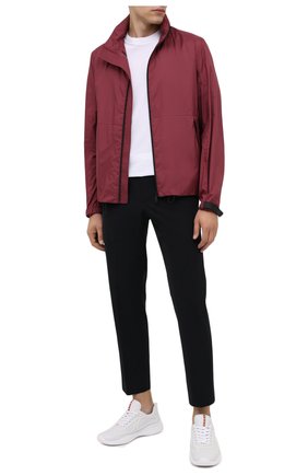 Мужская куртка PRADA бордового цвета по цене 105000 руб., арт. SGN987-1S0G-F0399-191 | Фото 2 Мужская куртка PRADA бордового цвета, арт. SGN987-1S0G-F0399-191 | Фото 2
