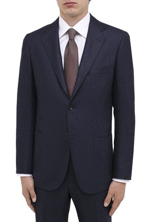 Мужской шерстяной костюм KITON темно-синего цвета по цене 499500 руб., арт. UA81K01T52 | Фото 2 Мужской шерстяной костюм KITON темно-синего цвета, арт. UA81K01T52 | Фото 2