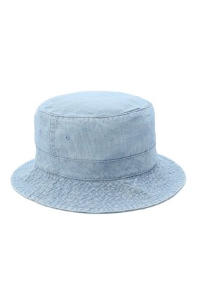 Мужская хлопковая панама POLO RALPH LAUREN голубого цвета по цене 5285 руб., арт. 710798566 | Фото 2 Мужская хлопковая панама POLO RALPH LAUREN голубого цвета, арт. 710798566 | Фото 2