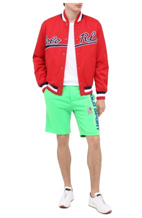 Мужские шорты POLO RALPH LAUREN зеленого цвета по цене 9220 руб., арт. 710800487 | Фото 2 Мужские шорты POLO RALPH LAUREN зеленого цвета, арт. 710800487 | Фото 2