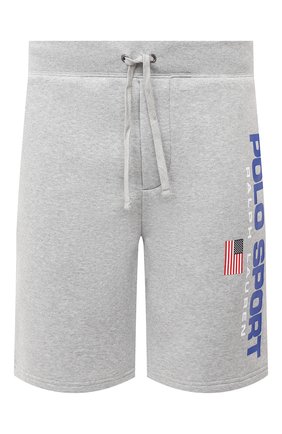 Мужские хлопковые шорты POLO RALPH LAUREN серого цвета по цене 9220 руб., арт. 710800487003 | Фото 1 Мужские хлопковые шорты POLO RALPH LAUREN серого цвета, арт. 710800487003 | Фото 1
