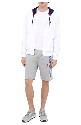 Мужские хлопковые шорты POLO RALPH LAUREN серого цвета по цене 9220 руб., арт. 710800487003 | Фото 2 Мужские хлопковые шорты POLO RALPH LAUREN серого цвета, арт. 710800487003 | Фото 2