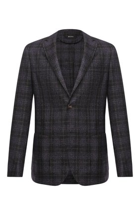 Мужской шерстяной пиджак Z ZEGNA фиолетового цвета по цене 75300 руб., арт. 854768/1D7SG0 | Фото 1 Мужской шерстяной пиджак Z ZEGNA фиолетового цвета, арт. 854768/1D7SG0 | Фото 1