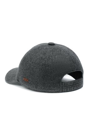 Мужской кашемировая бейсболка ZEGNA COUTURE светло-серого цвета по цене 36250 руб., арт. ZEI82/B2I | Фото 3 Мужской кашемировая бейсболка ZEGNA COUTURE светло-серого цвета, арт. ZEI82/B2I | Фото 3