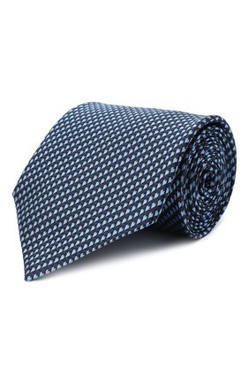 Мужской шелковый галстук ERMENEGILDO ZEGNA голубого цвета по цене 14550 руб., арт. Z8W09/1XW | Фото 1 Мужской шелковый галстук ERMENEGILDO ZEGNA голубого цвета, арт. Z8W09/1XW | Фото 1