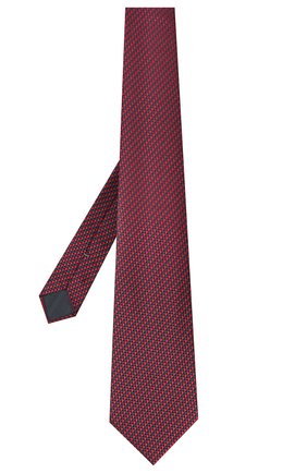 Мужской шелковый галстук ERMENEGILDO ZEGNA красного цвета по цене 15850 руб., арт. Z8W09/1UM | Фото 2 Мужской шелковый галстук ERMENEGILDO ZEGNA красного цвета, арт. Z8W09/1UM | Фото 2