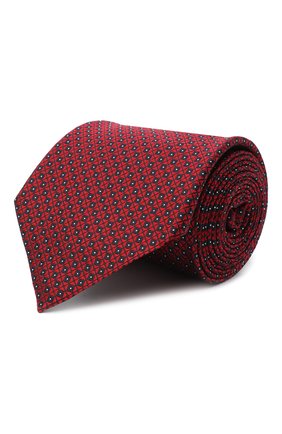 Мужской шелковый галстук ERMENEGILDO ZEGNA красного цвета по цене 15850 руб., арт. Z8W03/1UM | Фото 1 Мужской шелковый галстук ERMENEGILDO ZEGNA красного цвета, арт. Z8W03/1UM | Фото 1