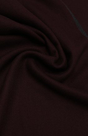 Мужской шарф из шерсти и кашемира ERMENEGILDO ZEGNA бордового цвета по цене 27800 руб., арт. Z8L03/28A | Фото 2 Мужской шарф из шерсти и кашемира ERMENEGILDO ZEGNA бордового цвета, арт. Z8L03/28A | Фото 2