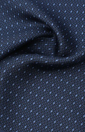 Мужской шелковый платок ERMENEGILDO ZEGNA синего цвета по цене 11950 руб., арт. Z8J05/39C | Фото 2 Мужской шелковый платок ERMENEGILDO ZEGNA синего цвета, арт. Z8J05/39C | Фото 2