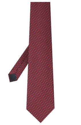 Мужской шелковый галстук ERMENEGILDO ZEGNA темно-синего цвета по цене 18950 руб., арт. Z8D93/1XW | Фото 2 Мужской шелковый галстук ERMENEGILDO ZEGNA темно-синего цвета, арт. Z8D93/1XW | Фото 2 (Материал: Текстиль, Шелк; Принт: С принтом)