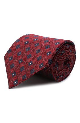 Мужской шелковый галстук ERMENEGILDO ZEGNA красного цвета по цене 15850 руб., арт. Z8D93/1XW | Фото 1 Мужской шелковый галстук ERMENEGILDO ZEGNA красного цвета, арт. Z8D93/1XW | Фото 1