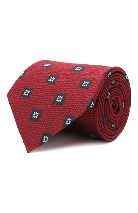 Мужской шелковый галстук ERMENEGILDO ZEGNA красного цвета по цене 15850 руб., арт. Z8D93/1XW | Фото 1 Мужской шелковый галстук ERMENEGILDO ZEGNA красного цвета, арт. Z8D93/1XW | Фото 1