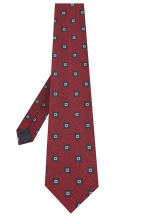 Мужской шелковый галстук ERMENEGILDO ZEGNA красного цвета по цене 15850 руб., арт. Z8D93/1XW | Фото 2 Мужской шелковый галстук ERMENEGILDO ZEGNA красного цвета, арт. Z8D93/1XW | Фото 2