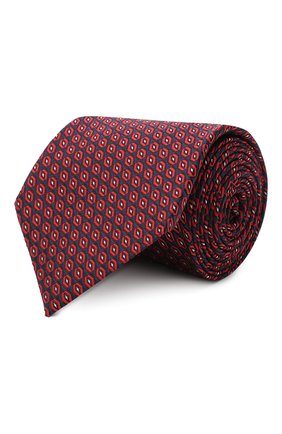 Мужской шелковый галстук ERMENEGILDO ZEGNA красного цвета по цене 15850 руб., арт. Z8D93/1UM | Фото 1 Мужской шелковый галстук ERMENEGILDO ZEGNA красного цвета, арт. Z8D93/1UM | Фото 1