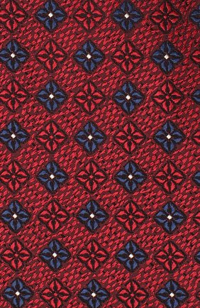Мужской шелковый галстук ERMENEGILDO ZEGNA красного цвета, арт. Z8D93/1UM | Фото 3 (Принт: С принтом; Материал: Текстиль, Шелк)