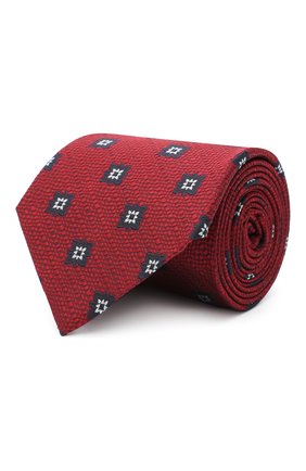 Мужской шелковый галстук ERMENEGILDO ZEGNA красного цвета по цене 15850 руб., арт. Z8D93/1UM | Фото 1 Мужской шелковый галстук ERMENEGILDO ZEGNA красного цвета, арт. Z8D93/1UM | Фото 1