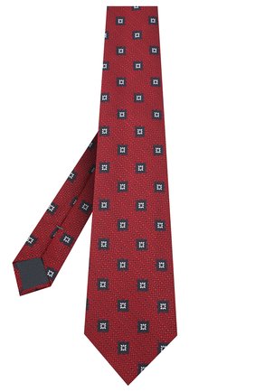 Мужской шелковый галстук ERMENEGILDO ZEGNA красного цвета по цене 15850 руб., арт. Z8D93/1UM | Фото 2 Мужской шелковый галстук ERMENEGILDO ZEGNA красного цвета, арт. Z8D93/1UM | Фото 2