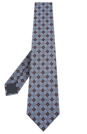 Мужской шелковый галстук ERMENEGILDO ZEGNA голубого цвета по цене 14550 руб., арт. Z8D92/1UM | Фото 2 Мужской шелковый галстук ERMENEGILDO ZEGNA голубого цвета, арт. Z8D92/1UM | Фото 2