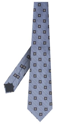Мужской шелковый галстук ERMENEGILDO ZEGNA голубого цвета по цене 14550 руб., арт. Z8D92/1UM | Фото 2 Мужской шелковый галстук ERMENEGILDO ZEGNA голубого цвета, арт. Z8D92/1UM | Фото 2