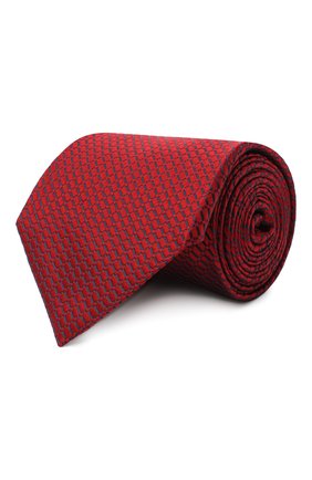 Мужской шелковый галстук ERMENEGILDO ZEGNA красного цвета по цене 15850 руб., арт. Z8D84/1UM | Фото 1 Мужской шелковый галстук ERMENEGILDO ZEGNA красного цвета, арт. Z8D84/1UM | Фото 1