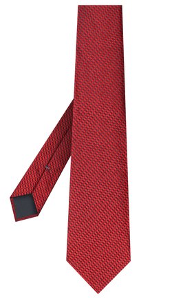 Мужской шелковый галстук ERMENEGILDO ZEGNA красного цвета по цене 15850 руб., арт. Z8D84/1UM | Фото 2 Мужской шелковый галстук ERMENEGILDO ZEGNA красного цвета, арт. Z8D84/1UM | Фото 2