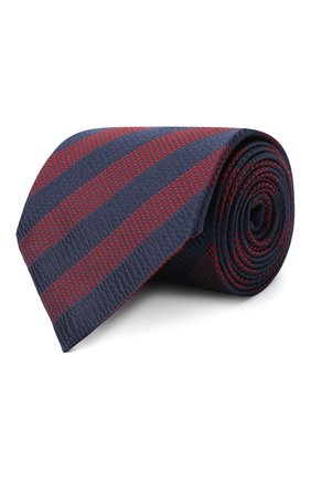Мужской шелковый галстук ERMENEGILDO ZEGNA темно-синего цвета по цене 14550 руб., арт. Z8D84/1UM | Фото 1 Мужской шелковый галстук ERMENEGILDO ZEGNA темно-синего цвета, арт. Z8D84/1UM | Фото 1