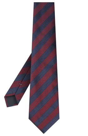 Мужской шелковый галстук ERMENEGILDO ZEGNA темно-синего цвета по цене 14550 руб., арт. Z8D84/1UM | Фото 2 Мужской шелковый галстук ERMENEGILDO ZEGNA темно-синего цвета, арт. Z8D84/1UM | Фото 2