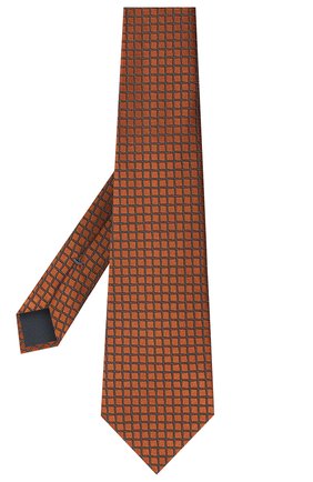 Мужской шелковый галстук ERMENEGILDO ZEGNA светло-коричневого цвета по цене 15850 руб., арт. Z8D74/1UM | Фото 2 Мужской шелковый галстук ERMENEGILDO ZEGNA светло-коричневого цвета, арт. Z8D74/1UM | Фото 2