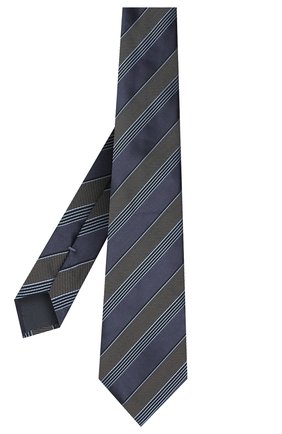 Мужской шелковый галстук ERMENEGILDO ZEGNA темно-синего цвета по цене 14550 руб., арт. Z8D70/1UM | Фото 2 Мужской шелковый галстук ERMENEGILDO ZEGNA темно-синего цвета, арт. Z8D70/1UM | Фото 2