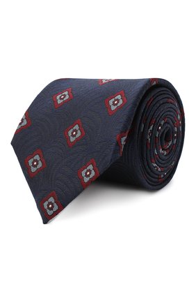 Мужской шелковый галстук ERMENEGILDO ZEGNA темно-синего цвета по цене 20950 руб., арт. Z8D11/18B | Фото 1 Мужской шелковый галстук ERMENEGILDO ZEGNA темно-синего цвета, арт. Z8D11/18B | Фото 1