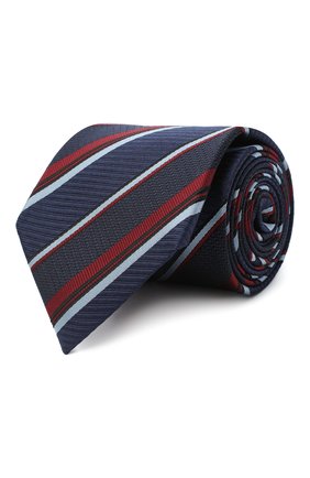 Мужской шелковый галстук ERMENEGILDO ZEGNA темно-синего цвета по цене 20950 руб., арт. Z8D11/18B | Фото 1 Мужской шелковый галстук ERMENEGILDO ZEGNA темно-синего цвета, арт. Z8D11/18B | Фото 1