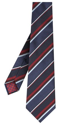 Мужской шелковый галстук ERMENEGILDO ZEGNA темно-синего цвета по цене 20950 руб., арт. Z8D11/18B | Фото 2 Мужской шелковый галстук ERMENEGILDO ZEGNA темно-синего цвета, арт. Z8D11/18B | Фото 2