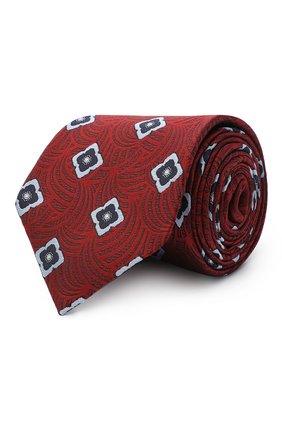Мужской шелковый галстук ERMENEGILDO ZEGNA красного цвета по цене 22850 руб., арт. Z8D10/18B | Фото 1 Мужской шелковый галстук ERMENEGILDO ZEGNA красного цвета, арт. Z8D10/18B | Фото 1