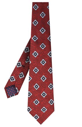 Мужской шелковый галстук ERMENEGILDO ZEGNA красного цвета по цене 22850 руб., арт. Z8D10/18B | Фото 2 Мужской шелковый галстук ERMENEGILDO ZEGNA красного цвета, арт. Z8D10/18B | Фото 2