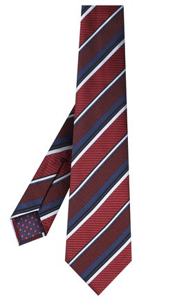 Мужской шелковый галстук ERMENEGILDO ZEGNA бордового цвета по цене 20950 руб., арт. Z8D10/18B | Фото 2 Мужской шелковый галстук ERMENEGILDO ZEGNA бордового цвета, арт. Z8D10/18B | Фото 2