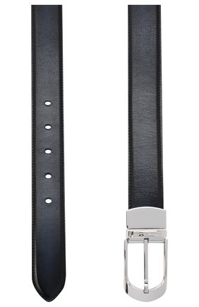 Мужской кожаный ремень ERMENEGILDO ZEGNA темно-синего цвета по цене 41050 руб., арт. B1NY3G/J0805C | Фото 2 Мужской кожаный ремень ERMENEGILDO ZEGNA темно-синего цвета, арт. B1NY3G/J0805C | Фото 2