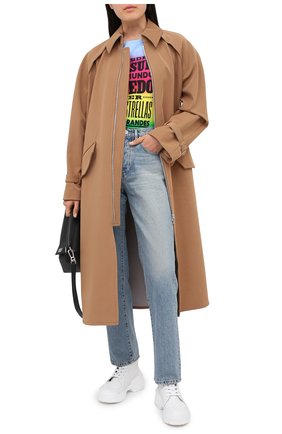 Женская хлопковая футболка GOLDEN GOOSE DELUXE BRAND разноцветного цвета по цене 26250 руб., арт. GWP00325.P000187 | Фото 2 Женская хлопковая футболка GOLDEN GOOSE DELUXE BRAND разноцветного цвета, арт. GWP00325.P000187 | Фото 2