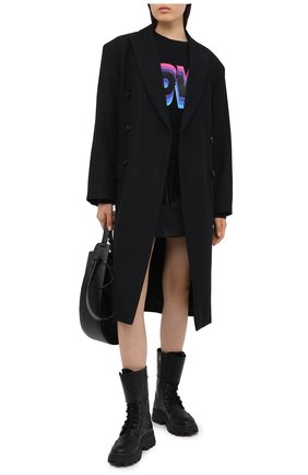 Женский хлопковый свитшот GOLDEN GOOSE DELUXE BRAND черного цвета по цене 26850 руб., арт. GWP00346.P000203 | Фото 2 Женский хлопковый свитшот GOLDEN GOOSE DELUXE BRAND черного цвета, арт. GWP00346.P000203 | Фото 2