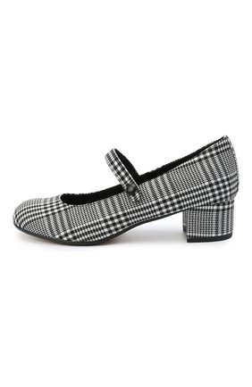 Детские туфли MISSOURI черно-белого цвета, арт. 78056M/27-30 | Фото 2 (Материал внутренний: Натуральная кожа; Материал внешний: Текстиль)