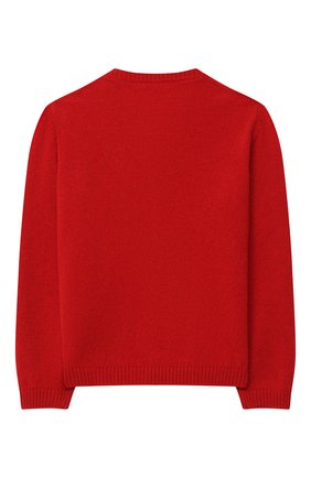 Детский кашемировый кардиган DOLCE & GABBANA красного цвета по цене 30950 руб., арт. L5KWB2/JAW5B/2-6 | Фото 2 Детский кашемировый кардиган DOLCE & GABBANA красного цвета, арт. L5KWB2/JAW5B/2-6 | Фото 2