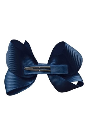 Детская заколка-зажим boutique bow MILLEDEUX темно-синего цвета по цене 770 руб., арт. 370-COG-02 | Фото 2 Детская заколка-зажим boutique bow MILLEDEUX темно-синего цвета, арт. 370-COG-02 | Фото 2