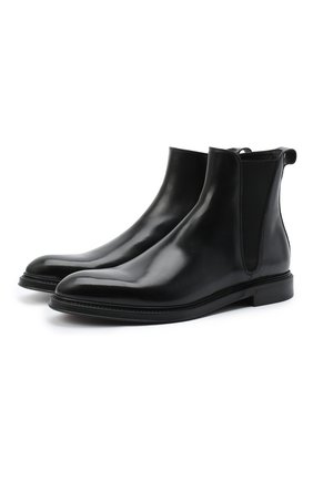 Мужские кожаные челси DOLCE & GABBANA черного цвета по цене 99500 руб., арт. A60321/AX038 | Фото 1 Мужские кожаные челси DOLCE & GABBANA черного цвета, арт. A60321/AX038 | Фото 1