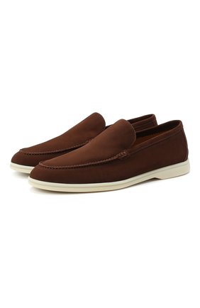 Мужские кожаные лоферы summer walk LORO PIANA темно-коричневого цвета по цене 58550 руб., арт. FAL2897 | Фото 1 Мужские кожаные лоферы summer walk LORO PIANA темно-коричневого цвета, арт. FAL2897 | Фото 1