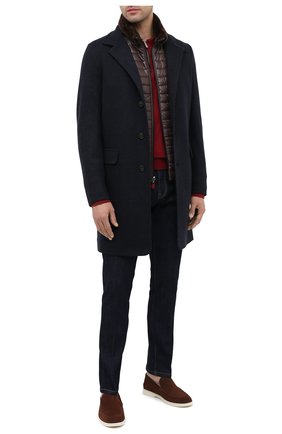 Мужские кожаные лоферы summer walk LORO PIANA темно-коричневого цвета по цене 58550 руб., арт. FAL2897 | Фото 2 Мужские кожаные лоферы summer walk LORO PIANA темно-коричневого цвета, арт. FAL2897 | Фото 2